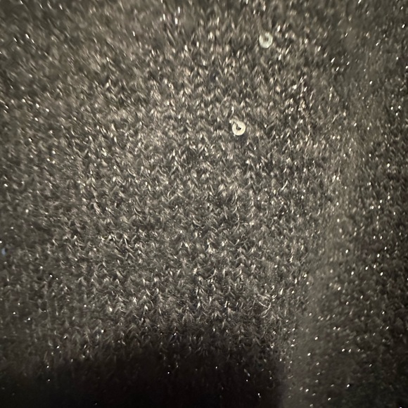 Joseph Metallic Gray Cowl Neck Sweater - Picture 6 of 6